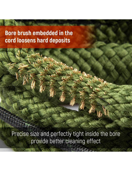 Limpiador de Caños EZshoot para .38 .357 .380 y 9mm - Reutilizable