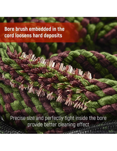 Limpiador de Caños EZshoot para .38 .357 .380 y 9mm - Reutilizable