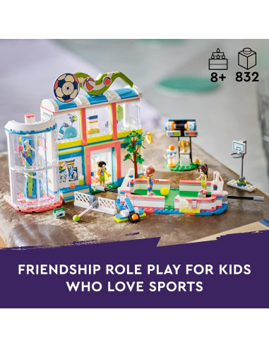 LEGO Friends Centro Deportivo 41744 Juguete 832 Piezas
