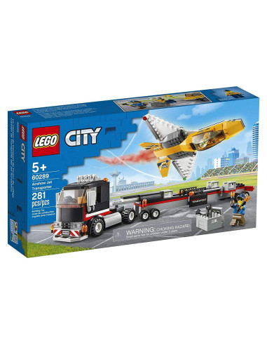 LEGO City Transportador de Aviones 60289 281 Piezas