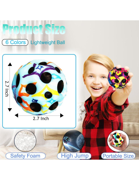 Paquete de 6 pelotas rebotadoras PAKSPAK para niños - Grafiti Paquete de 6 pelotas rebotadoras PAKSPAK para niños - Grafiti