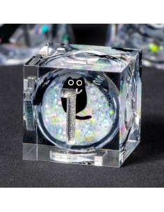 Juego de Dados DND Gato YIKELAN 7 Pcs Resina Arcoíris 2