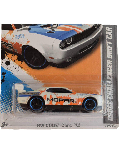 Hot Wheels Dodge Challenger 2012 Coche de Deriva 1:64