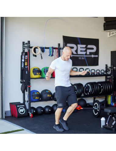 Cuerda de Salto de Competencia REP Fitness - Ajustable y Ergonómica