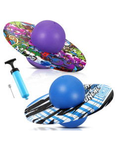 Pogo Ball Junkin 2 Piezas con Bomba y Diseño Colorido