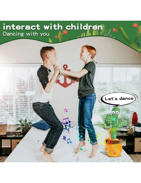 Juguete Cactus Bailarín Hablante JAKCJFII 120 Canciones