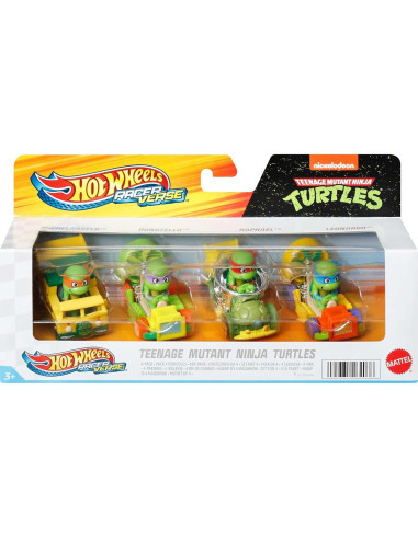 Set de 4 Autos Hot Wheels RacerVerse a Escala 1:64