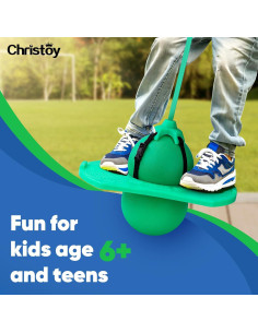 Bola Pogo con Mango BotryLun para Niños y Adultos - Verde 2