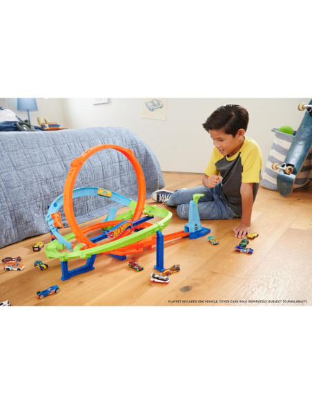 Juego de Pista Hot Wheels Desafío Ciclo de Acción 1:64