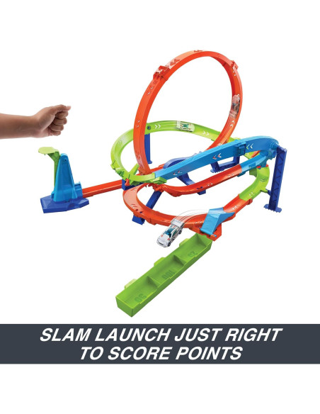 Juego de Pista Hot Wheels Desafío Ciclo de Acción 1:64