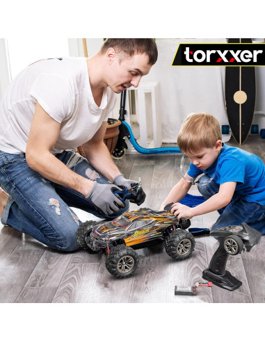 Caminón RC Torxxer 1:16 Brushless 4WD Off Road Naranja