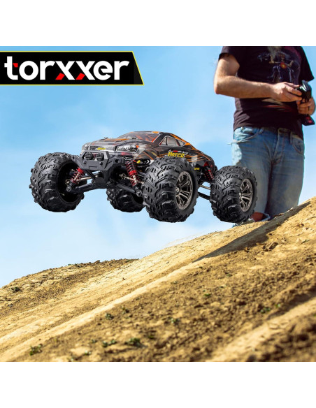 Caminón RC Torxxer 1:16 Brushless 4WD Off Road Naranja