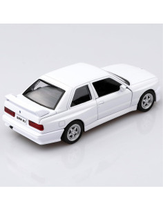 Coche de metal a escala 1/36 BMW M3 1987 retroceso 2