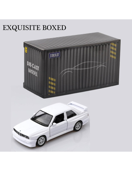 Coche de metal a escala 1/36 BMW M3 1987 retroceso