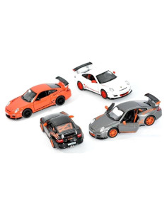 KiNSMART Porsche 911 GT3 RS 1:36 Metal Fundido Set 4