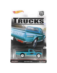 Hot Wheels Datsun 620 Pickup Verde Azulado 1:64