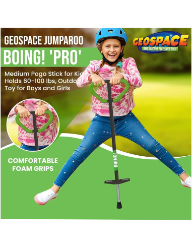 Pogo Stick Geospace Jumparoo Boing! PRO para Niños 27-45kg