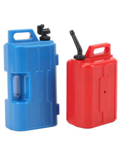 Canasta de Combustible Alomejor 1/10 RC Crawler Rojo/Azul
