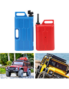 Canasta de Combustible Alomejor 1/10 RC Crawler Rojo/Azul 2