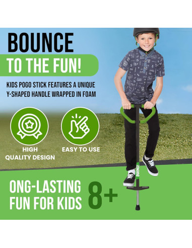 Pogo Stick Geospace Jumparoo Boing! PRO para Niños 27-45kg