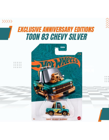 Hot Wheels Toon'd '83 Chevy Silverado Diecast 1:64