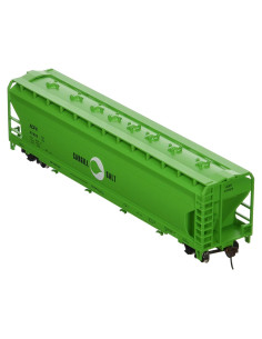 Vagón de Descarga ACF Bachmann 56' Escala HO con Ruedas de Metal