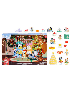 Calendario de Adviento Bluey - 24 Sorpresas y Figuras