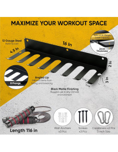 Estante de Almacenamiento para Gimnasio Xdunk con Cuerda 2