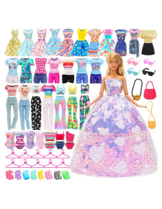 BARWA 37 Pzs Ropa y Accesorios para Muñecas 29 cm