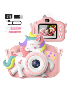 Cámara Digital para Niños Gofunly HT-001 20 MP Rosa