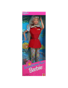Muñeca Barbie Diversión Escolar Mattel 1997 con Accesorios
