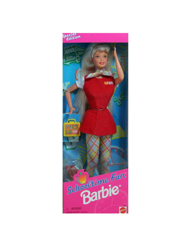 Muñeca Barbie Diversión Escolar Mattel 1997 con Accesorios