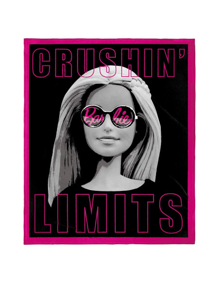 Manta de felpa Barbie Crushin' Limits 127x152 cm Intimo