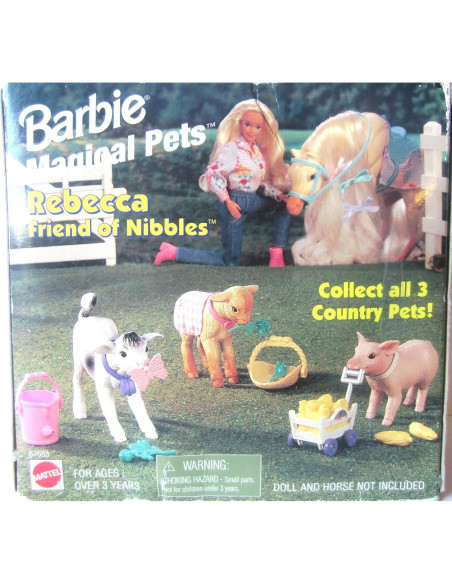 Barbie Mascotas Mágicas Rebecca con Nibbles 0,01 kg