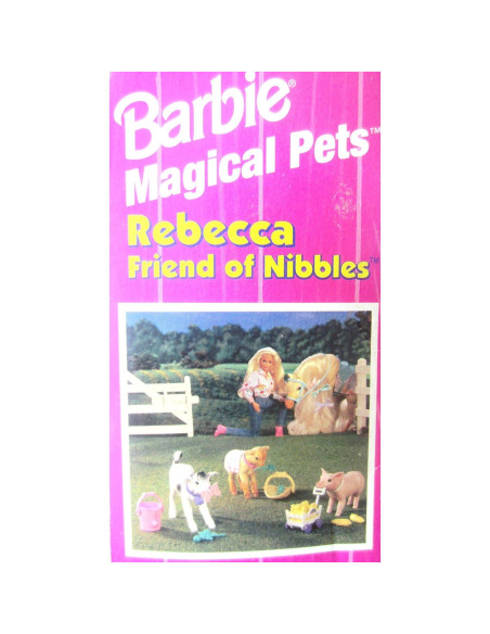 Barbie Mascotas Mágicas Rebecca con Nibbles 0,01 kg
