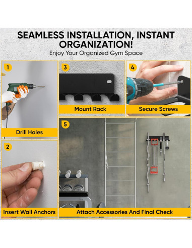 Estante de Almacenamiento para Gimnasio Xdunk con Cuerda