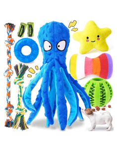 Juego de 9 Juguetes Interactivos KIPRITII para Cachorros