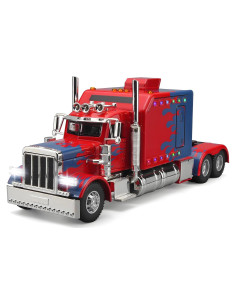 Camión Grúa Juguete OANMYJJO Rojo con Luz y Sonido