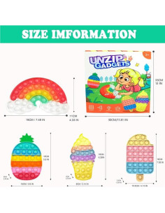 Set 4 Juguetes Antiestrés QETRABONE para Niños 2