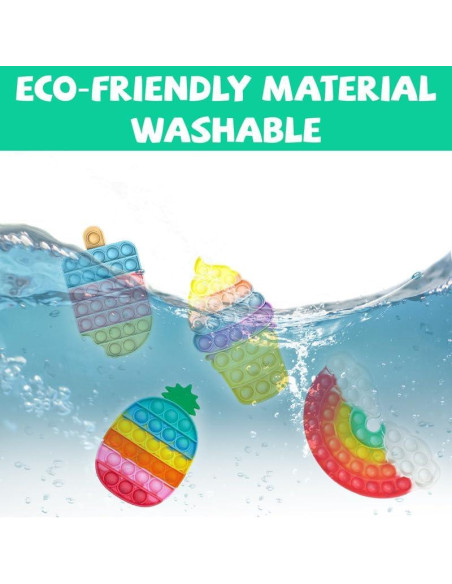 Set 4 Juguetes Antiestrés QETRABONE para Niños