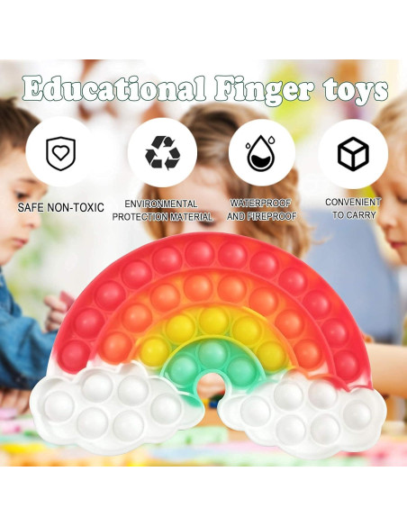 Set 4 Juguetes Antiestrés QETRABONE para Niños