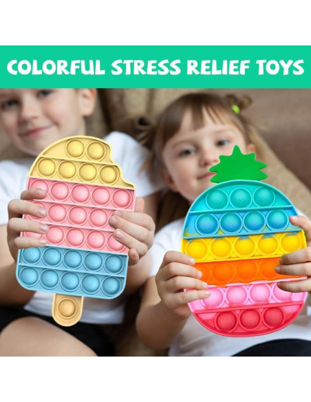 Set 4 Juguetes Antiestrés QETRABONE para Niños