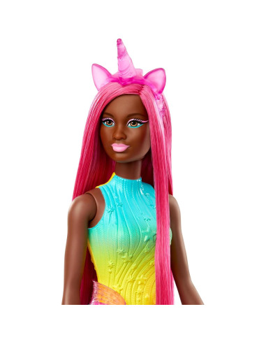 Muñeca Barbie Unicornio Mattel 32.51 cm cabello magenta