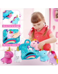Set de Peluches Unicornio KMUYSL - 5 Piezas Suaves 2