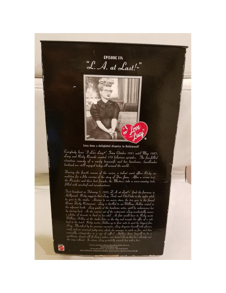 Muñeca Barbie I Love Lucy Episodio 114 L.A. por Fin Mattel