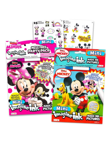 Set de libros para colorear Disney Imagine Ink Minnie y Mickey