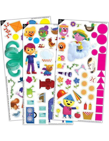 Juego de Imágenes Colorforms Charlie - 106 Piezas Reposicionables