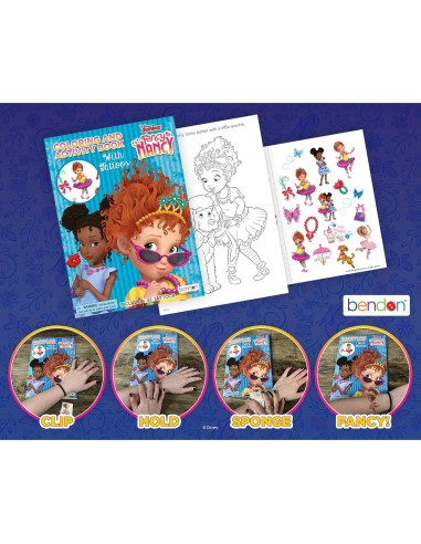 Libro de Colorear Disney Fancy Nancy con Tatuajes