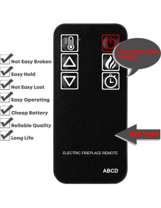 Control Remoto Whalen para Calefactor Eléctrico 3D 2