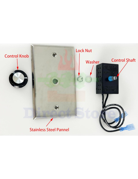 Control de Velocidad DN124 Tienda Directa para Ventilador de Chimenea